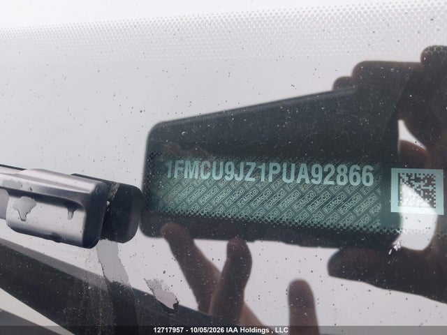 12717957 :رقم المزاد ، 1FMCU9JZ1PUA92866 vin ، 2023 Ford Escape Platinum مزاد بيع