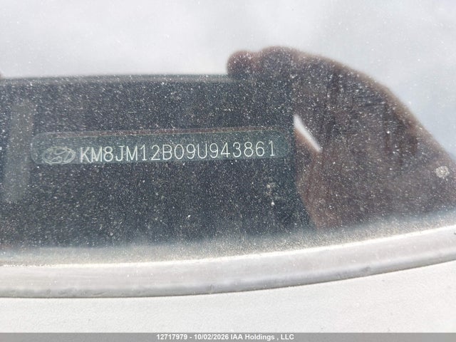 2009 Hyundai Tucson მანქანა იყიდება აუქციონზე, vin: KM8JM12B09U943861, აუქციონის ნომერი: 12717979