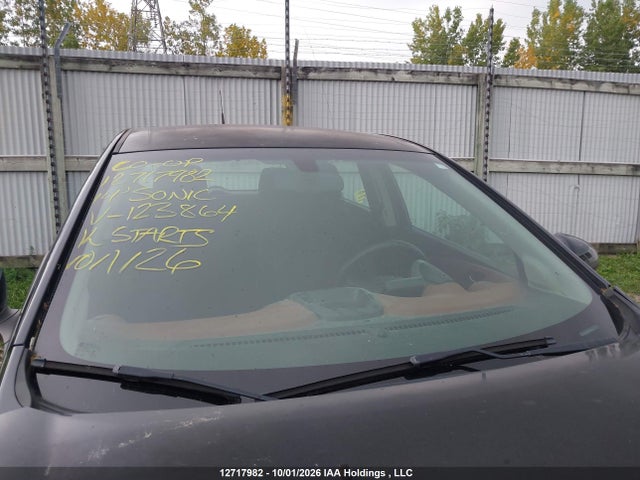 Продаж на аукціоні авто 2014 Chevrolet Sonic Lt Auto, vin: 1G1JC6EH5E4123864, номер лоту: 12717982