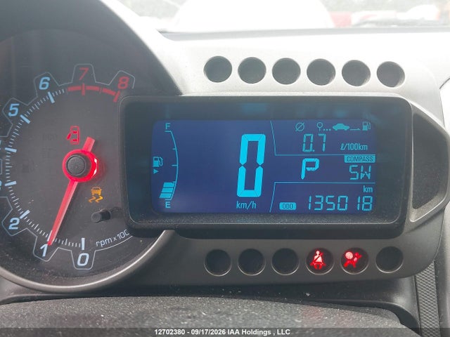 Aukcja sprzedaży 2015 Chevrolet Sonic Lt, vin: 1G1JC6SH1F4126699, numer aukcji: 12702380