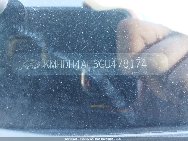 Продажа на аукционе авто 2016 Hyundai Elantra Sport Appearance, vin: KMHDH4AE6GU478174, номер лота: 12718034