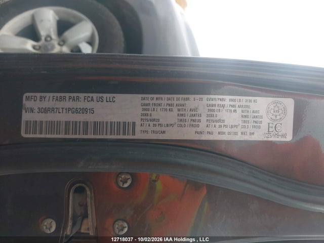 RAM 1500 Classic Slt 2023 3C6RR7LT1PG620915 Image 9