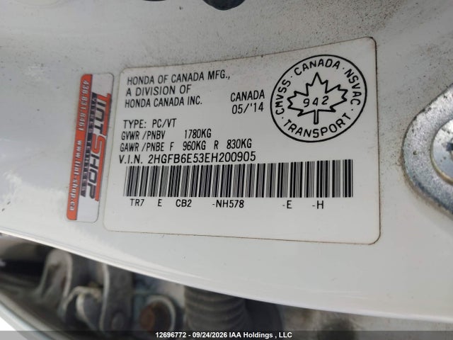 Honda Civic Si Si 2014 2HGFB6E53EH200905 Image 9