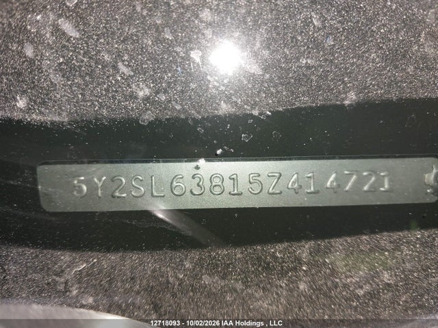 12718093 :رقم المزاد ، 5Y2SL63815Z414721 vin ، 2005 Pontiac Vibe مزاد بيع
