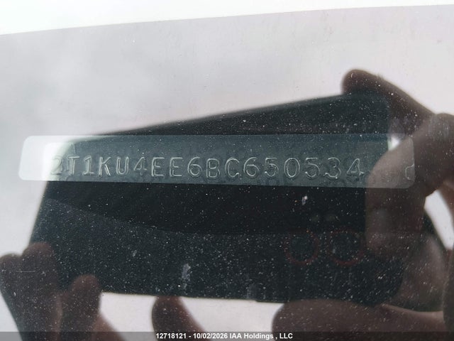 Продажа на аукционе авто 2011 Toyota Corolla Matrix, vin: 2T1KU4EE6BC650534, номер лота: 12718121