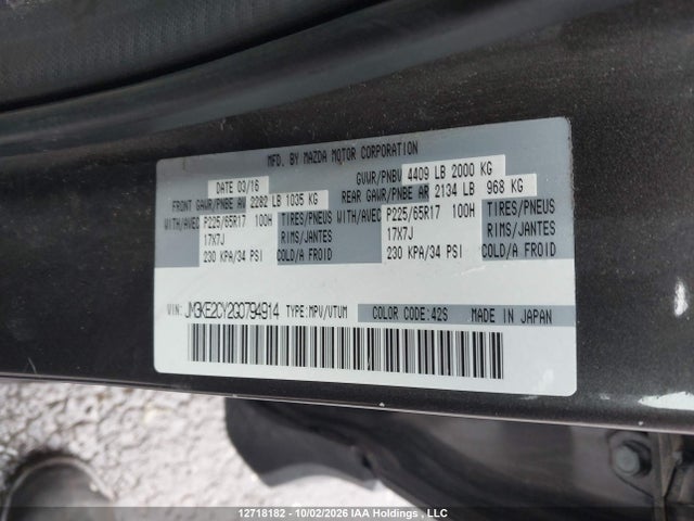 Mazda Cx-5 Gs 2016 JM3KE2CY2G0794914 Image 9