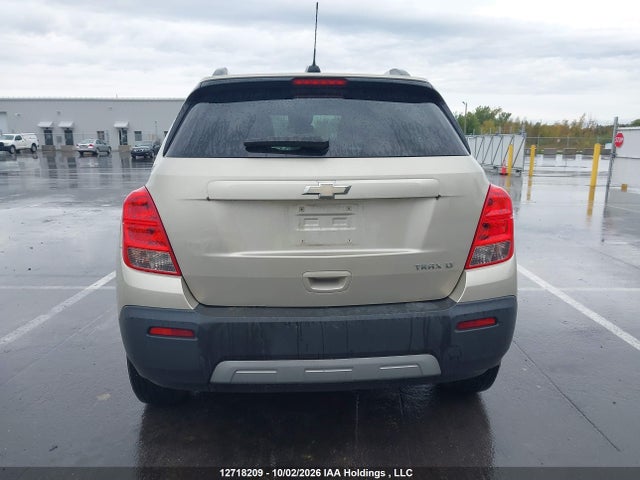 Продаж на аукціоні авто 2015 Chevrolet Trax 2lt, vin: 3GNCJLSB9FL116620, номер лоту: 12718209
