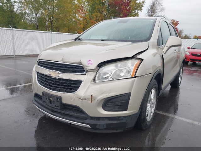 Продаж на аукціоні авто 2015 Chevrolet Trax 2lt, vin: 3GNCJLSB9FL116620, номер лоту: 12718209