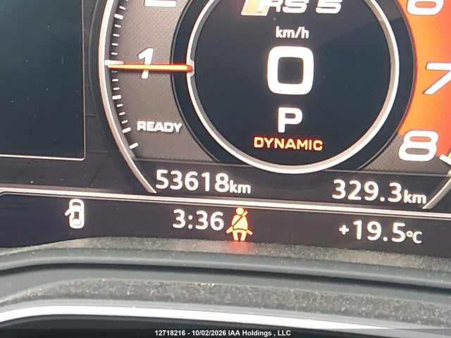 12718216 :رقم المزاد ، WUARWAF55JA904925 vin ، 2018 Audi Rs 5 2.9 مزاد بيع