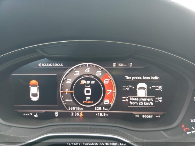 12718216 :رقم المزاد ، WUARWAF55JA904925 vin ، 2018 Audi Rs 5 2.9 مزاد بيع