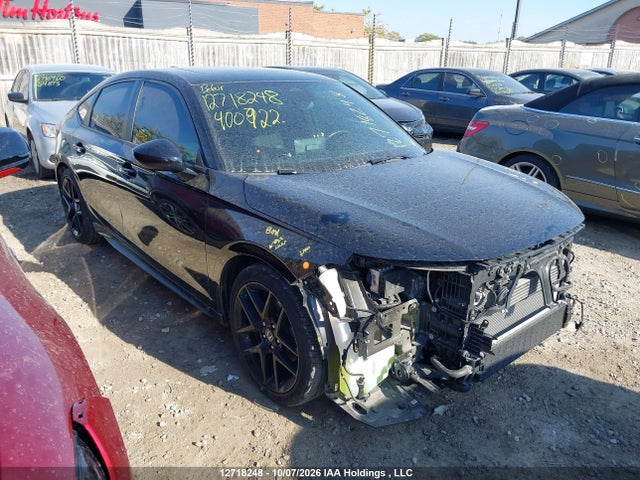 12718248 :رقم المزاد ، 19XFL4H8XSE400922 vin ، 2025 Honda Civic مزاد بيع