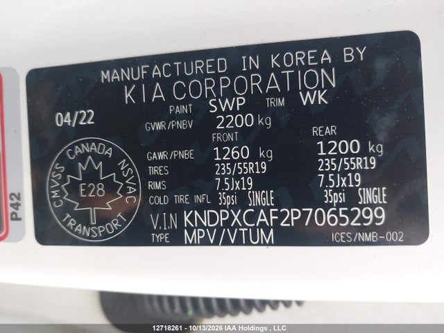 KNDPXCAF2P7065299 KIA Sportage X-line Limited W/black Interior/x-line Limited W/green Interior