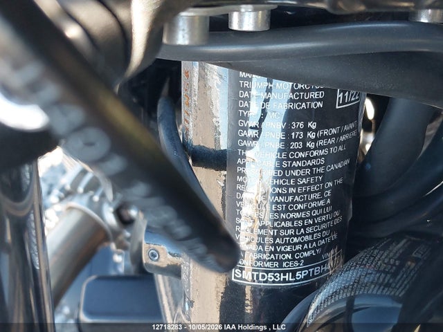 Triumph Motorcycle Bonneville Bobber 2023 SMTD53HL5PTBH4173 Image 10