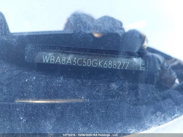Продажа на аукционе авто 2016 Bmw 320i Xdrive, vin: WBA8A3C50GK688277, номер лота: 12718316