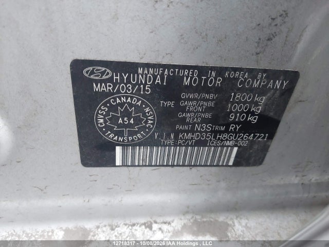 Hyundai ELANTRA GT 2016 KMHD35LH8GU264721 Image 9