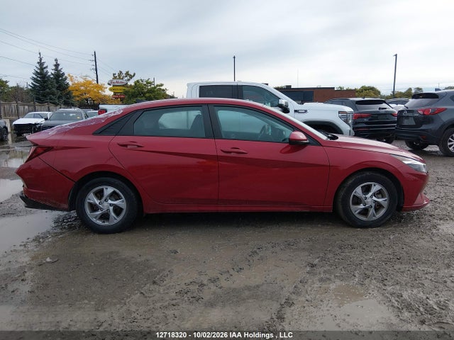 12718320 :رقم المزاد ، KMHLM4AG5MU072522 vin ، 2021 Hyundai Elantra Essential Ivt With Hyundai Smartsense Package مزاد بيع