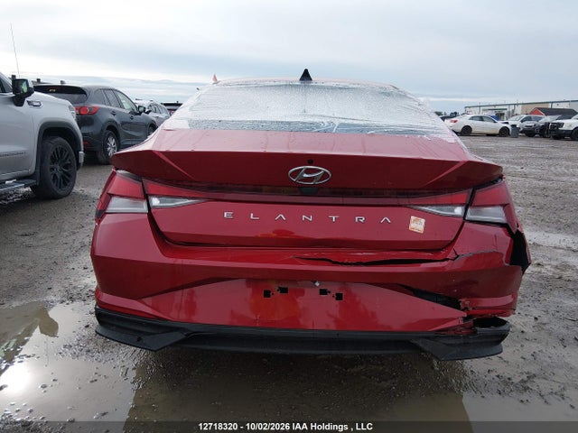 12718320 :رقم المزاد ، KMHLM4AG5MU072522 vin ، 2021 Hyundai Elantra Essential Ivt With Hyundai Smartsense Package مزاد بيع