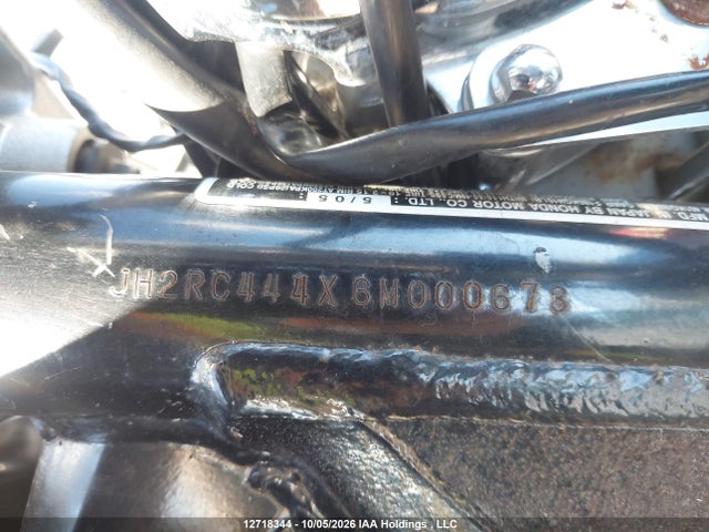 Aukcja sprzedaży 2006 Honda Vt750 Cda, vin: JH2RC444X6M000678, numer aukcji: 12718344
