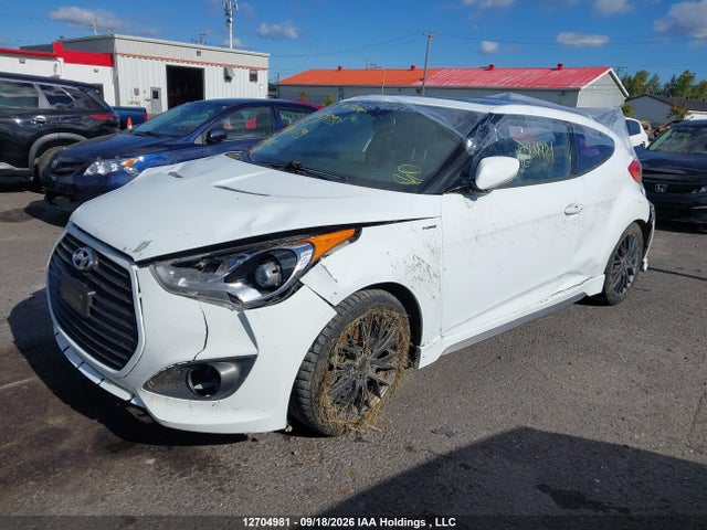 12704981 :رقم المزاد ، KMHTC6AE0DU127195 vin ، 2013 Hyundai Veloster Turbo مزاد بيع