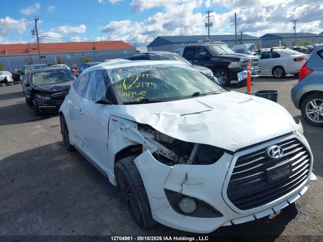 12704981 :رقم المزاد ، KMHTC6AE0DU127195 vin ، 2013 Hyundai Veloster Turbo مزاد بيع