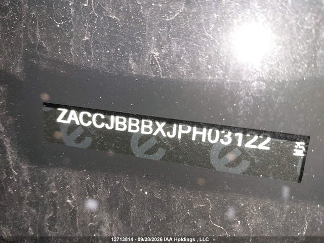 2018 Jeep Renegade North მანქანა იყიდება აუქციონზე, vin: ZACCJBBBXJPH03122, აუქციონის ნომერი: 12713814