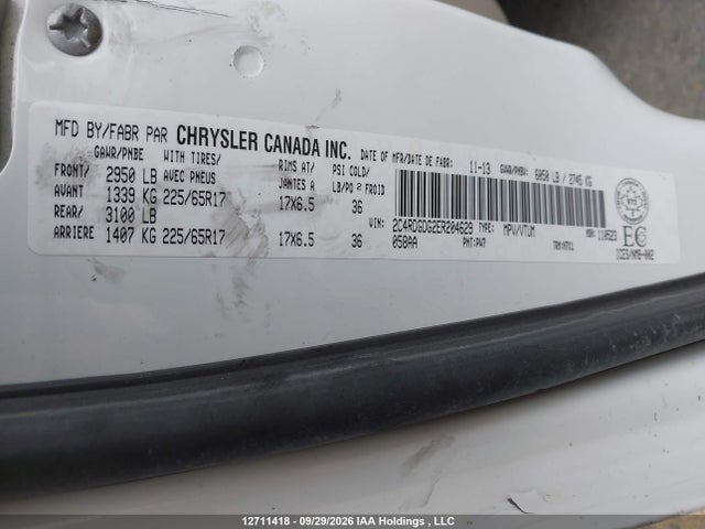 Продажа на аукционе авто 2014 Dodge Grand Caravan Crew, vin: 2C4RDGDG2ER204629, номер лота: 12711418