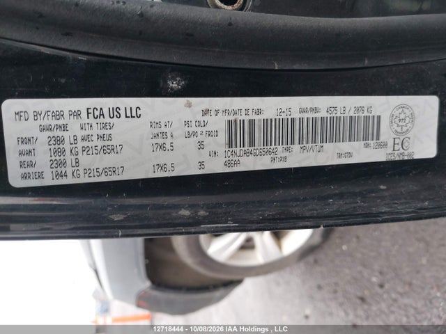 Jeep Compass Sport 2016 1C4NJDAB4GD650642 Image 9