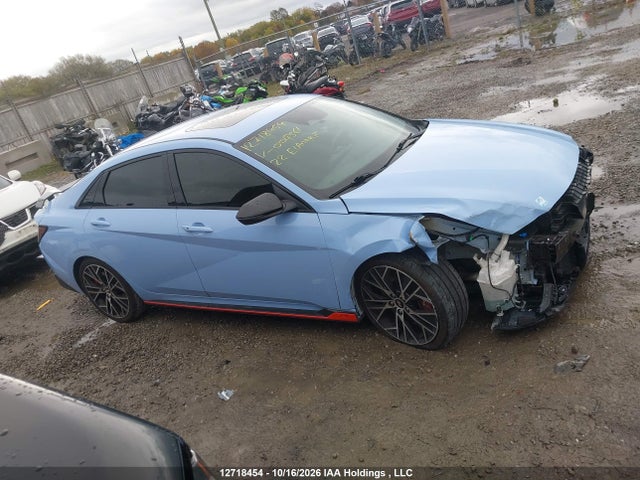12718454 :رقم المزاد ، KMHLW4AK5NU004561 vin ، 2022 Hyundai Elantra N Dct مزاد بيع