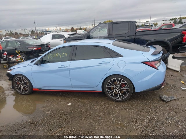12718454 :رقم المزاد ، KMHLW4AK5NU004561 vin ، 2022 Hyundai Elantra N Dct مزاد بيع