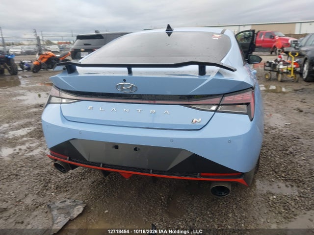 12718454 :رقم المزاد ، KMHLW4AK5NU004561 vin ، 2022 Hyundai Elantra N Dct مزاد بيع
