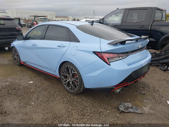 12718454 :رقم المزاد ، KMHLW4AK5NU004561 vin ، 2022 Hyundai Elantra N Dct مزاد بيع