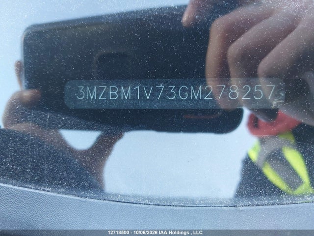 12718500 :رقم المزاد ، 3MZBM1V73GM278257 vin ، 2016 Mazda 3 مزاد بيع