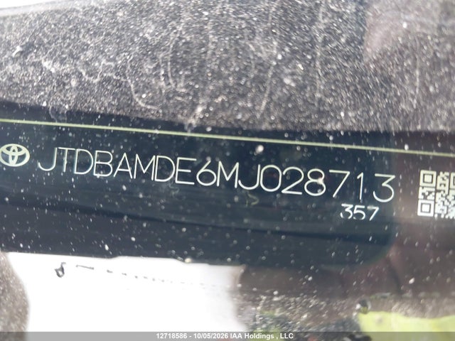 JTDBAMDE6MJ028713 Toyota Corolla