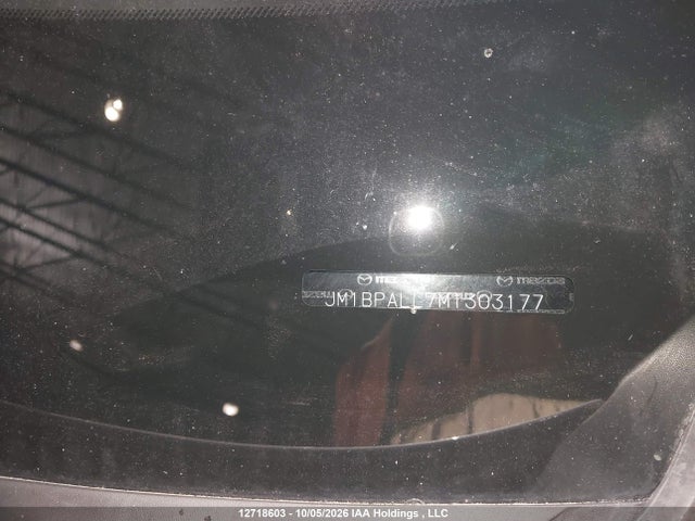 12718603 :رقم المزاد ، JM1BPALL7M1303177 vin ، 2021 Mazda 3 Preferred مزاد بيع