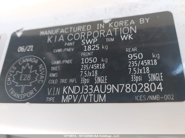KNDJ33AU9N7802804 KIA SOUL EX