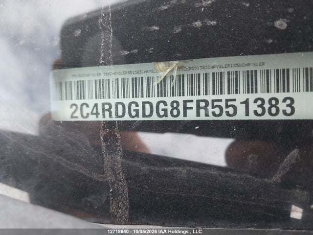 Продаж на аукціоні авто 2015 Dodge Grand Caravan Crew, vin: 2C4RDGDG8FR551383, номер лоту: 12718640