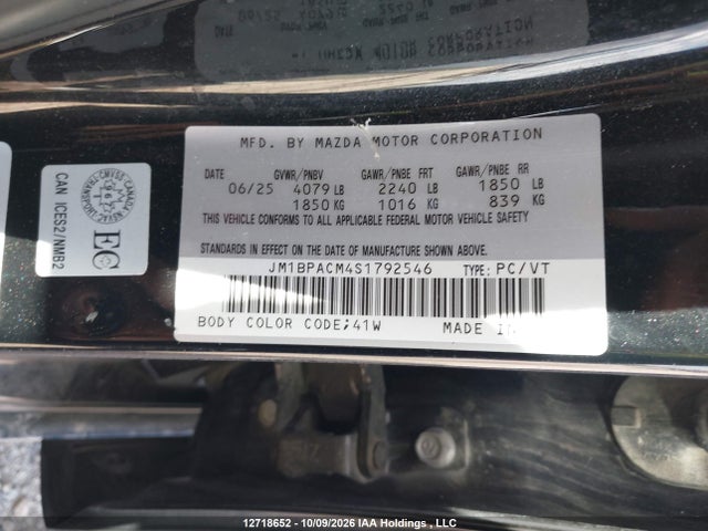 Mazda 3 Preferred 2025 JM1BPACM4S1792546 Image 18