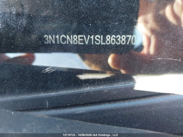 Продажа на аукционе авто 2025 Nissan Versa Sv, vin: 3N1CN8EV1SL863870, номер лота: 12718723