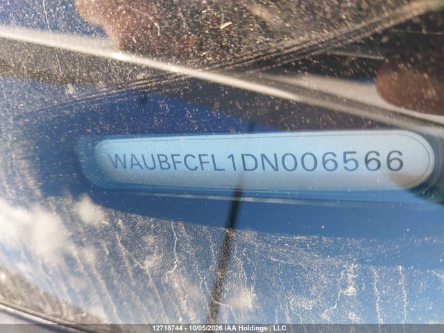 Продаж на аукціоні авто 2013 Audi A4 2.0t, vin: WAUBFCFL1DN006566, номер лоту: 12718744