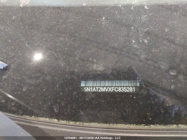 5N1AT2MVXFC835281 Nissan Rogue S/sl/sv