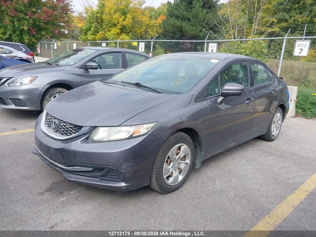 Honda Civic Lx 2014 2HGFB2F44EH010769 Image 2