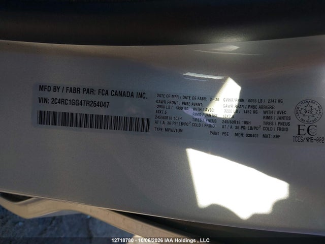 Chrysler Pacifica Limited 2026 2C4RC1GG4TR264047 Image 19