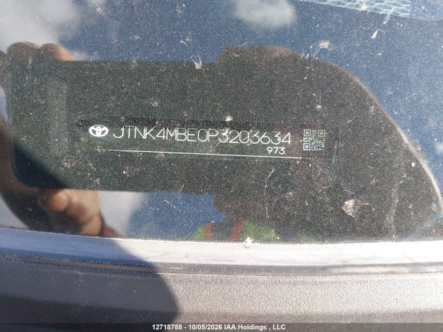 12718788 :رقم المزاد ، JTNK4MBE0P3203634 vin ، 2023 Toyota Corolla Se مزاد بيع