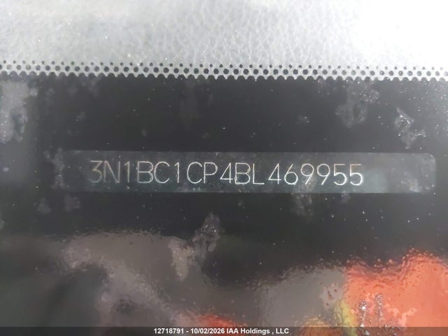 Продажа на аукционе авто 2011 Nissan Versa 1.8s, vin: 3N1BC1CP4BL469955, номер лота: 12718791