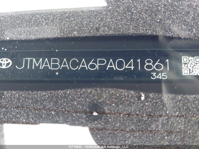 12718832 :رقم المزاد ، JTMABACA6PA041861 vin ، 2023 Toyota Bz4x Xle/limited مزاد بيع