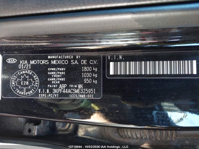 KIA FORTE GT 2021 3KPF44AC5ME325951 Image 9