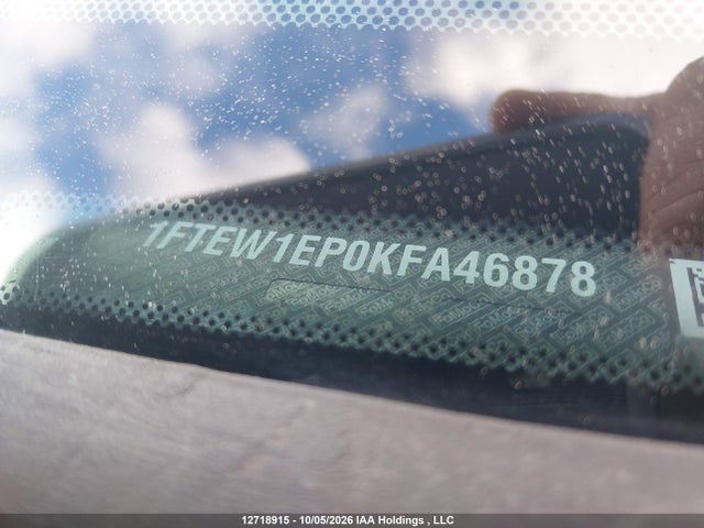 12718915 :رقم المزاد ، 1FTEW1EP0KFA46878 vin ، 2019 Ford F-150 Xlt مزاد بيع