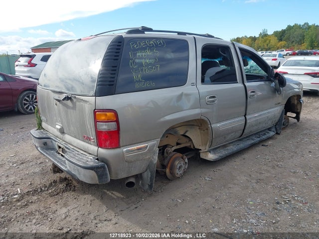 12718923 :رقم المزاد ، 1GKEK13Z92J178507 vin ، 2002 Gmc Yukon مزاد بيع