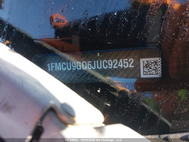 Ford ESCAPE SE 2018 1FMCU9GD6JUC92452 Image 17