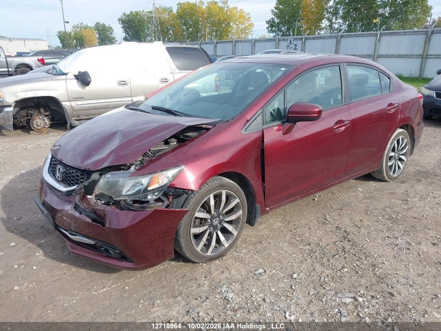 12718964 :رقم المزاد ، 2HGFB2F76EH009312 vin ، 2014 Honda Civic Touring مزاد بيع